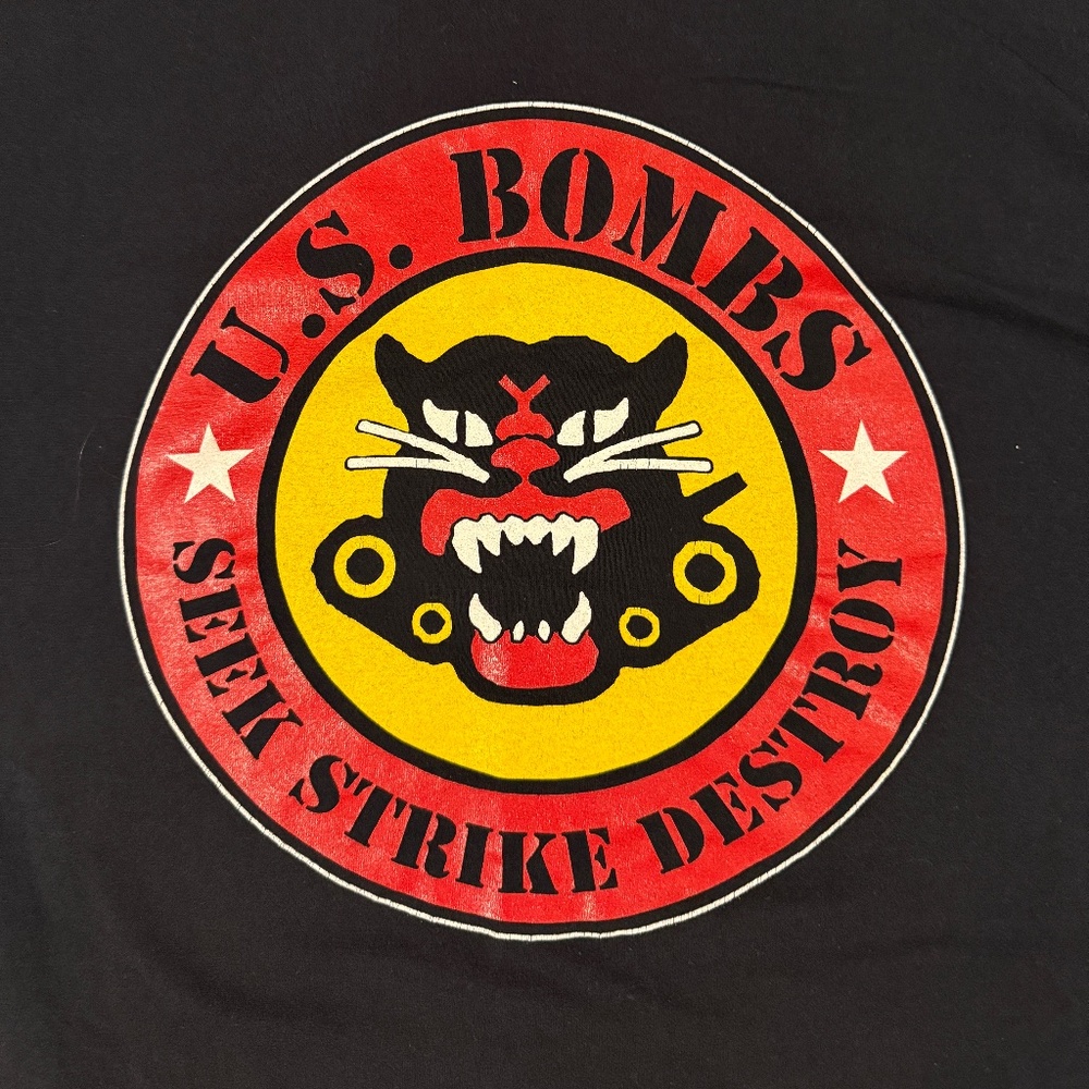 US Bombs “Seek Strike Destroy” T-Shirt – Original Punk Tee (2004 Era) Y2K